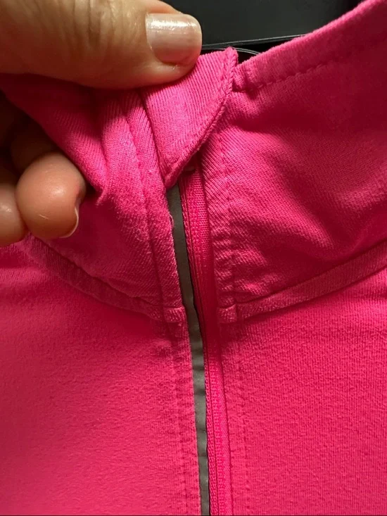 Champion Bright Pink Half-Zip Active Top medium - Picture 2 of 7